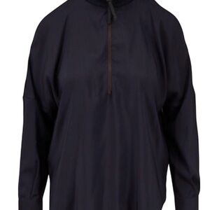 Brunello Cucinelli Charcoal Zip-Up Pullover